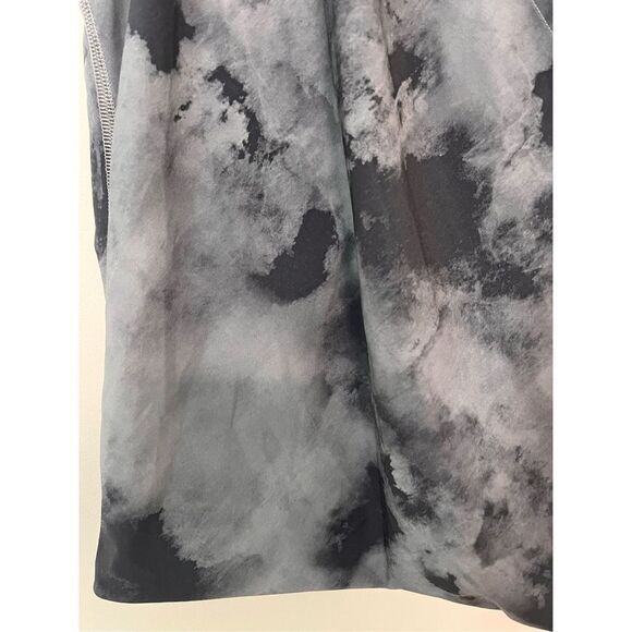 Lucy Athletic Gray Marble Faux Wrap Top sz XS EUC - Picture 3 of 6